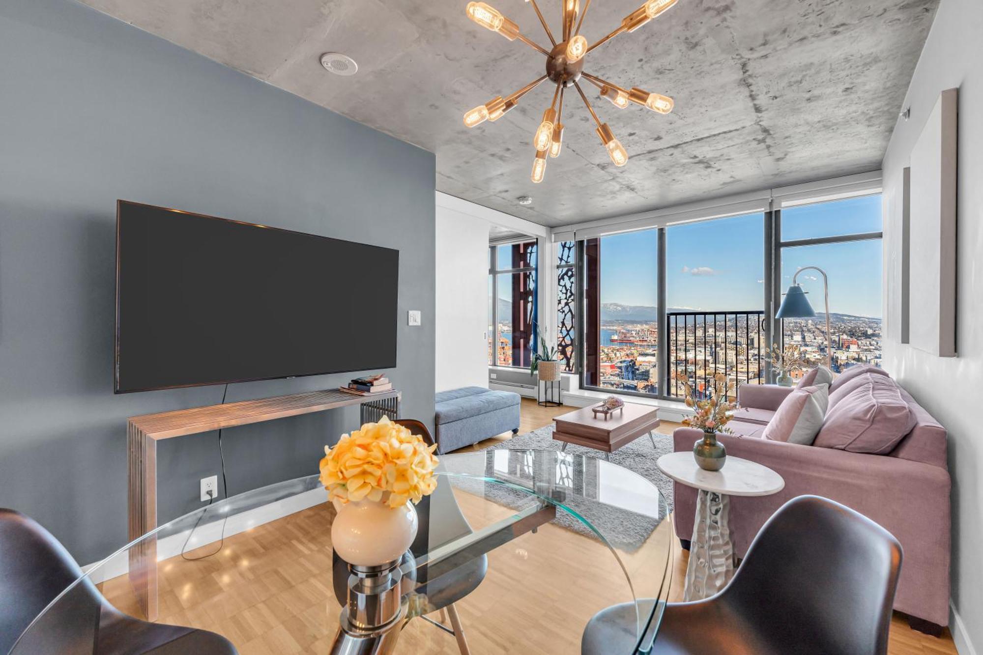 Water Views, 40Th Floor Sub-Penthouse! Entire Condo In The Heart Of Vancouver City Centre Kültér fotó