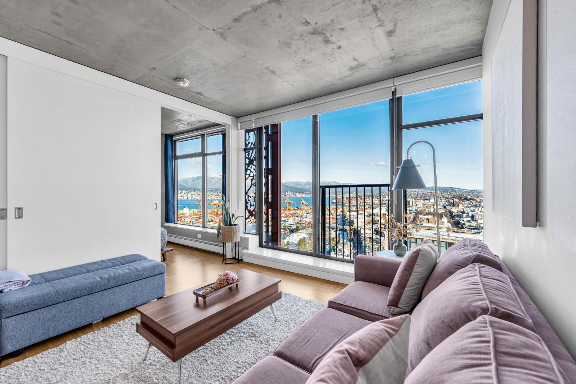 Water Views, 40Th Floor Sub-Penthouse! Entire Condo In The Heart Of Vancouver City Centre Kültér fotó